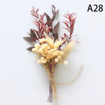 1vnt Mini natūrali sausų gėlių puok&scaron;tė Boutonnieres groomsmen sagos pamergės gėlė korsažas sagė Kalėdų vestuvių dekoras A25