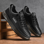 Mada Vyri&scaron;ki Laisvalaikio Batai Pavasariui ir Rudeniui Kvėpuojantys Odiniai Sportbačiai Vyrams Universalūs Sporto ir Laisvalaikio Batai Zapatillas De Deporte 39 balta