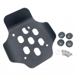 Moto Guzzi V7 Stone V9 Motociklo variklio važiuoklės apsauginio dangtelio įrankiai Aliuminio lydinio buferio amortizavimo tarpiklis juoda