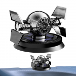 Automobilio salono dekoracija Saulės energija varomas Mecha besisukantis kvapų difuzorius Dekoracija Automobilio Mecha besisukantis kvapų gaiviklis