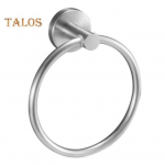 Siurbtukas Rank&scaron;luosčių Žiedas Sieninis Metalinis Laikiklis Vienspalvis Lengvai Montuojamas Vonios Kambario Rankų Rank&scaron;luosčių Laikiklis Pakaba Kabliukas juoda