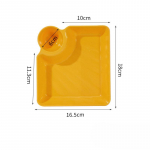 1/4 vnt. koldūnų lėk&scaron;tė, neslystanti, sukraunama plastikinė panardinamoji lėk&scaron;tė su&scaron;ių indas 1 PCS raudona