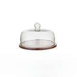 Torto stovas Vaisių lėk&scaron;tė su dangčiu Maisto stiklinis dangtis Skaidrus eksponavimas Torto lėk&scaron;tė Desertų indas Stalo įrankiai Virtuvės reikmenys