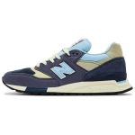 Teddy Santis x New Balance 998 Pagaminti JAV Tamsiai mėlyni Chromo mėlyni Unisex sportbačiai U998CB 45 beige