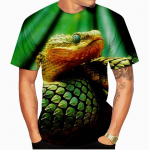 Madingi 3D gyvatės ra&scaron;to mar&scaron;kinėliai vyrams/moterims Asmenybė &Scaron;aunus ra&scaron;tas Grafiniai mar&scaron;kinėliai Unisex vaiki&scaron;ki mar&scaron;kinėliai Didelis dydis 100-6XL S