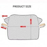 Magnetinis automobilio sniego skydas, apsaugantis nuo &scaron;alčio, apsaugantis nuo &scaron;alčio priekinis priekinis stiklas nuo saulės sustorėjęs sniego skydas, 1 vnt. 14.5cm length