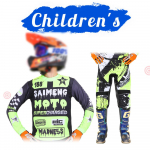 motokroso pavarų komplektas vaikams 4 5 6 7 8 9 10 11 12 13 metų Jaunimas vaikas Motociklas berniukas Mergaitė Jersey Pant Kits lenktyninis kostiumas Visureigis Enduro MX MTB XXL-28
