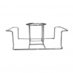 Nerūdijančio plieno vi&scaron;tienos grotelės, skirtos kepti ant grotelių, alaus skardinės vi&scaron;tienos laikiklio stovas, vertikalus skrudintuvas, skirtas virti lauke Square