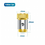 Universalus 1 vnt magnetinio žiedo lydinio magnetinio žiedo atsuktuvo antgaliai antikorozinis, stiprus magnetizatoriaus grąžto magnetinis žiedas 1PCS raudona