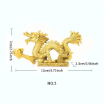 Kinų Sėkmės Drakonas Dervos Dekoras Sėkmingas Pinigų Drakono Statulėlė Skulptūra Namų Svetainės Miegamojo Biuro Figūrėlės