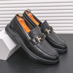 Retro vyri&scaron;ka suknele Batai Brogue Style Vakarėlis Odiniai Oficialūs Batai Vestuviniai Batai Vyri&scaron;ki Plok&scaron;tieji Odiniai Oksfordo Slip on Fashion Loafers 46 6 juoda