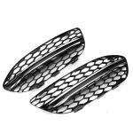 1 pora automobilio priekinio buferio rūko žibinto dangčio oro ventiliacijos grotelių dangtis, skirtas Mercedes Benz C-Class W205 C250 C300 C350 2015-2018 m.