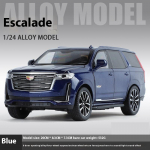 1:24 Cadillac Escalade SUV Lydinio Automobilis Die-cast Metalinis Modelis Verslo Automobilis Garsas ir &Scaron;viesa Stalo Kolekcija Dekoracija Dovana Berniukui Eksponavimo Papuo&scaron;alai