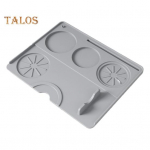 Espresso plikymo kilimėlis neslystantis silikoninis kavos plikiklio kilimėlis espresso plikymo stotelės padėklas barista įrankis stalvir&scaron;iui virtuvės barui juoda