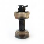 1 vnt 1500 ml didelės talpos plastikinis hantelio formos ne&scaron;iojamas vandens butelis Creative Fitness Hanteliai sportinis butelis 1.5L