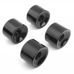 PUENTE 4 vnt. rinkinys 70*51mm Auk&scaron;čiausios kokybės PU riedlentės ratukai Longboardo ratukai (Juoda)