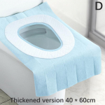 Tualeto sėdynių užvalkalai vienkartiniai, 7/10 vnt. Itin didelis vandeniui atsparus tualeto užvalkalas, skirtas mažiems vaikams ir suaugusiems, ne&scaron;iojamas atskirai D