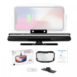 Head-Up Display Car Mount Navigation HUD belaidžio įkrovimo telefono laikiklis, skirtas Magsafe iPhone HD projektoriaus elektronikos priedams