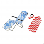 1/6 Lėlės Gultas Lydinio Sulankstomas Metalinis Simuliuotas Paplūdimys BJD Lėlėms Rankdarbių Maketas mėlyna