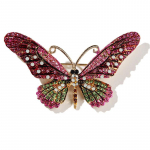 Butterfly Animal Sagės Pins Moteri&scaron;ki papuo&scaron;alai Dovanų Puok&scaron;tė Pins rožinė