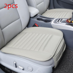 SEAMETAL PU odinis automobilio sėdynės dangtelio apsauginis kilimėlis Auto Chiar pagalvėlės pagalvėlės kilimėlis automobiliniam sunkvežimio visureigiui 2pcs front seat