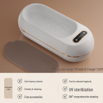 Pažangus automatinis akinių valiklis: Prana&scaron;esnis už ultragarsinį, kompakti&scaron;kas dizainas, skirtas naudoti namuose Extra large capacity balta