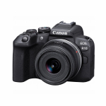 Canon EOS R10 veidrodinė kamera + RF-S 18-45mm f/4.5-6.3 IS STM priartinantis objektyvas juoda