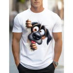 Vyri&scaron;ki mar&scaron;kinėliai Greitai džiūstantys vir&scaron;utiniai drabužiai Vasaros mada Gatvės trumpomis rankovėmis Mar&scaron;kinėliai Gyvatės 3D grafikos atspaudas Mar&scaron;kinėliai Didelio dydžio vyri&scaron;ki drabužiai M