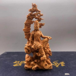 7.3X4.8X16.5CM Kini&scaron;ko stiliaus kūrybinis uolų kiparisas, buksmedis, smulkiai i&scaron;raižyti Guanyin papuo&scaron;imai, namų aukos, statulėlės, rankdarbiai