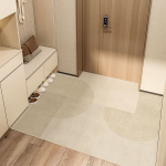 Minimalaus dizaino PVC vandeniui atsparus ir plaunamas vertikalus įėjimo kilimėlis įėjimo durims, namų fojė, kojų kilimėlis 90 * 120cm