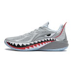 Li Ning Vaikams Sonic 12 Lengvos Putos Itin Tvirtas Audinys Suvarstomi Neslystantys Atsparūs Dilimui Kvėpuojantys Žemi Krep&scaron;inio Batai Vaikų Krep&scaron;inio Batai YKBU054-13 39 gray