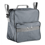 Ne&scaron;iojamas vežimėlio priedas Vežimėliui pritaikytas laikymo krep&scaron;ys Didelis vandeniui atsparus krep&scaron;elis asmeniniams daiktams Saugus juoda