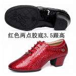 XIHAHA Moteri&scaron;ki sportbačiai Lotynų &scaron;okių batai Salsa Pokylių batai Mink&scaron;tas padas Kvėpuojanti Natūrali oda Moterų Treniruočių &Scaron;okių Kulnas Moterims 41