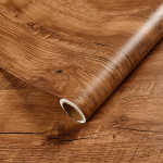 Baldų renovacijos lipdukai Savilipūs medžio ra&scaron;to lipdukai Tapetai Faneruotė Spintos Spintelės Plok&scaron;tė Medinės Durys Stalvir&scaron;is Vandeniui atsparus Medžio imitacija 60*100cm