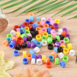 100 vnt. balandžių žiedų, 8 mm bajoneto identifikavimo žiedas, balandžių pėdos žiedas