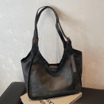 Didelės talpos krep&scaron;ys kelionėms į darbą Naujo stiliaus madingos tekstūros rankinė moterims Ins mada universalus vieno peties krep&scaron;ys