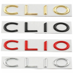 3D Automobilio Galinio Bagažinės Dangčio Raidės Logotipas Ženklelis Emblema Lipdukai Tinka Clio 2 3 4 5 6 Sport Stiliui Automobilių Aksesuarai juoda