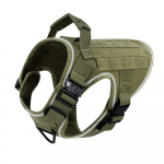 Atspindintys &scaron;unų petne&scaron;os su 4 metalinėmis sagtimis, karinė taktinė augintinio dresūros liemenė-petne&scaron;os, pavadėlis, antkaklis, didelių &scaron;unų aksesuarai S