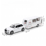 Naujas 1/32 Rolls-Royce Cullinan RV Modelis Lydinio Liejinys Visureigis Žaislas su Garsu ir &Scaron;viesa Atitraukiamas Kemperio Kolekcijos Ornamentai Berniuko Dovana balta