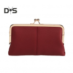 Moteri&scaron;ka delninė piniginė Vintažinė užsegama bučinuku delninė Natūralios odos kelioninė piniginė su daug skyrelių kortelėms Kortelių laikiklis pasimatymui, vakarėliui, apsipirkimui chaki