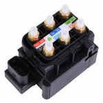 Skirstymo vožtuvas Oro pakabos vožtuvo blokas Solenoidinis vožtuvas Valdymo vožtuvas Suderinamas su Q7 V-W Touareg Cayenne 955 7L0698014 juoda