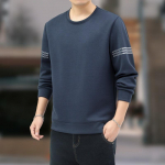 Vyri&scaron;kas didelio dydžio džemperis su gobtuvu, medvilniniai mar&scaron;kinėliai ilgomis rankovėmis, mar&scaron;kinėliai apvalia i&scaron;kirpte, kasdienis vir&scaron;us 8XL