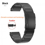 22 mm titano metalinis dirželis, skirtas Amazfit Balance GTR 4/3/2 Luxury verslo apyrankė, skirta Huawei Watch 5 Pro/ 4 Pro/3 Pro/GT4 46mm/Ultimate For Huawei GT 3 46mm juoda