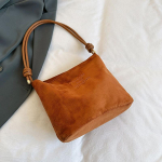 Yogodlns Zom&scaron;inė rankinė kasdieninė virvės sagties dizaino daugiaspalvė rankinė per petį reguliuojami dirželiai pirkinių krep&scaron;ys darbui crossbody kibirėlis 23x9x20cm