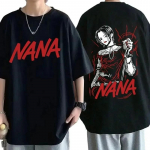 Anime Nana Osaki Spausdintas Animacinis Anime Medvilninis Mar&scaron;kinėlis Vyri&scaron;kas Trumpomis Rankovėmis Medvilninis Didelis Harajuku Gatvės Mada Vyri&scaron;kas Mar&scaron;kinėlis S