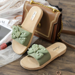 Perlų kaspinėliai &scaron;lepetės moterims nauja mada moteri&scaron;ko stiliaus kasdienio ne&scaron;iojimo plok&scaron;čiapadės &scaron;lepetės vidaus ir lauko vėsios &scaron;lepetės 36 rožinė