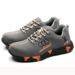 Madingi darbo saugos batai sportiniai bateliai, itin lengvi, mink&scaron;ta apačia vyri&scaron;ki, nepramu&scaron;ami plieniniai darbo batai 36