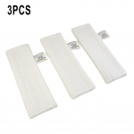 Baltos medžiaginės pagalvėlės 345*115mm 3 vnt. Garų valytuvo grindų SC1 SC2 Auk&scaron;tos kokybės