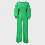 Europieti&scaron;kas ir amerikieti&scaron;kas moteri&scaron;kas vasarinis laisvo kirpimo dviejų dalių kostiumas: Kasdieniai mar&scaron;kiniai ir plačios kelnės. S geltona