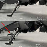Motorcycle Side Stand Assistant Tool, Auxiliary Sturdy Easy to Install